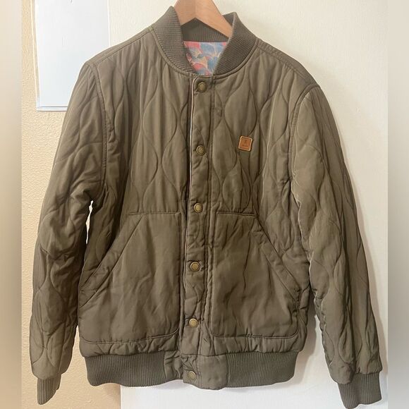 Roark Other - Roark Reversible Green Puffer Bomber Jacket  SzS/Men Streetwear Winter Outdoors